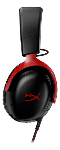 Fones De Ouvido Hyperx Cloud Iii Red 7.1, Cor Preto/vermelho Black/red