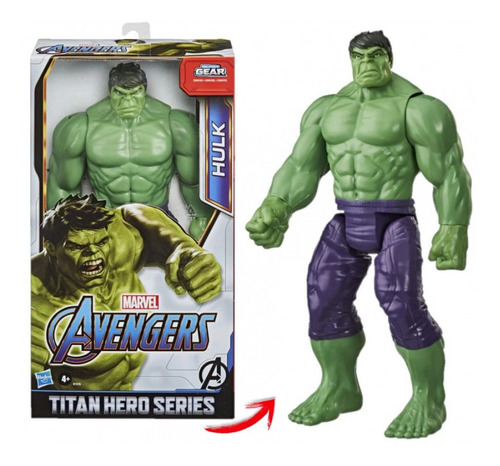 Boneco Hulk Titan Deluxe Avengers Marvel E7475