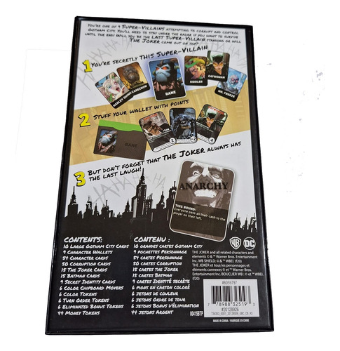 Juego De Mesa Batman Joker Diabolical Party Game (Usado)