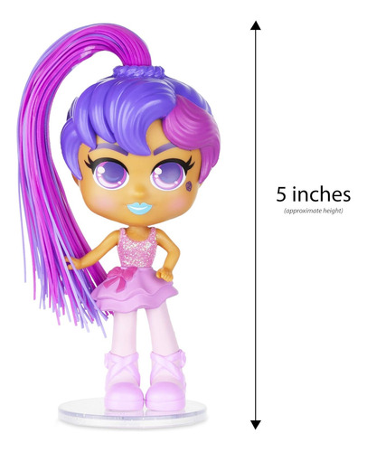 Basic Fun Curligirls Hayli, La Bailarina - Muñeca Peluquera
