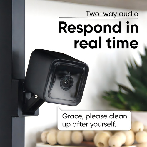 Câmera de segurança Wyze Cam V3, com resolução 1080p, cor preta Ip65