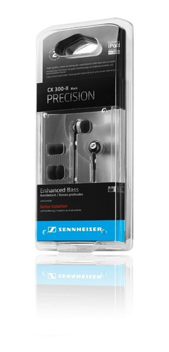Imagen 8 de 8 de Auriculares In Ear Sennheiser Cx 300 Ii iPhone - Android Color Black