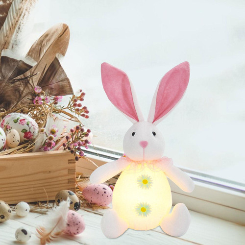 De Pascua, Animales De Peluche, Adorno De Muñeca De Rosa