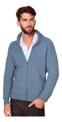 Campera De Lana Sweater Hombre Pullover Cierre Saco Kierouno