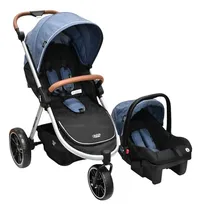 Comprar Carriola Lifestyle By Infanti Maverick Azul Sistema De Viaje Chasis Plata