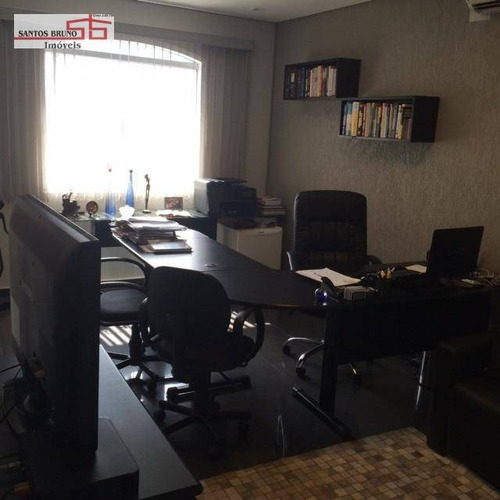 Sobrado Com 11 Dormitórios Para Alugar, 350 M² Por R$ 8.500,00/mês - Vila Anglo Brasileira - São Paulo/sp - So1273