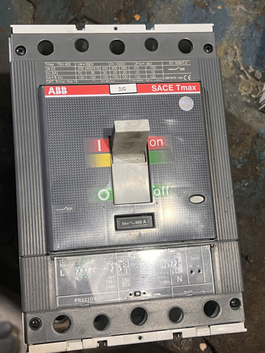 Disjuntor Abb Sace Tmax T5 N 400 1000v 8kv 400a 50/60hz (Usado)