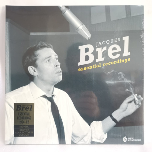 Jacques Brel Essential Recordings 1954-1962 Vinilo Nuevo