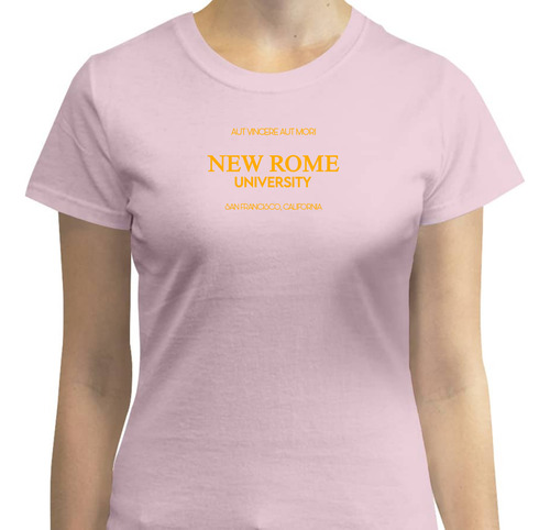 Playera Diseño New Rome University