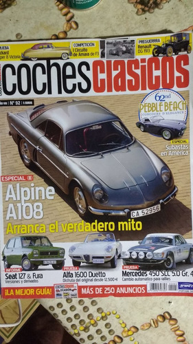 Revista Coches Clasicos Alpine A 108. Alfa 1600 Duetto