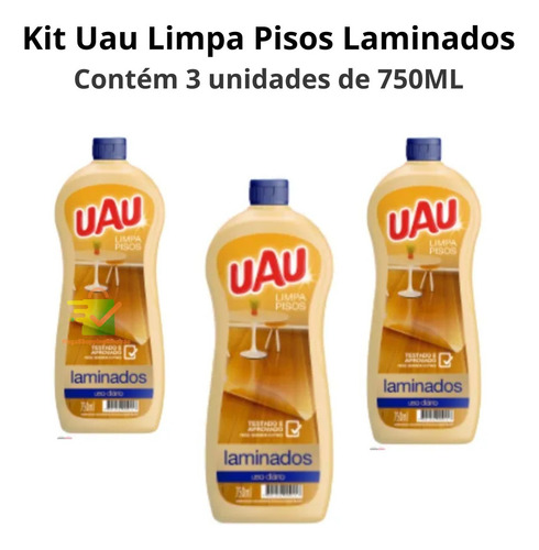 Kit Uau Limpa Pisos Laminados Ingleza - Original