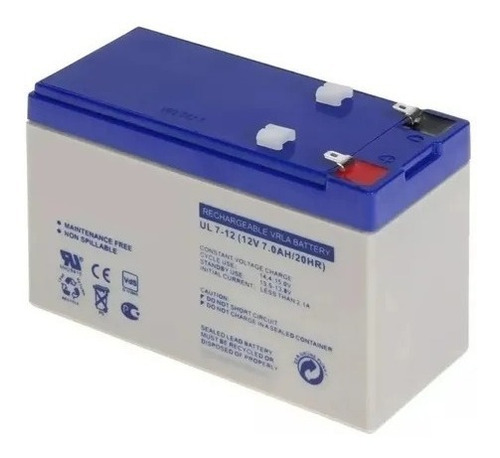 Imagen 1 de 3 de Bateria 12 7 Original Ultracell Keypower Recargable Psenda
