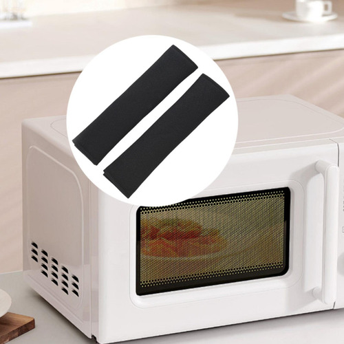 2x Mango De Refrigerador Cubre Mangas Protectores Balck