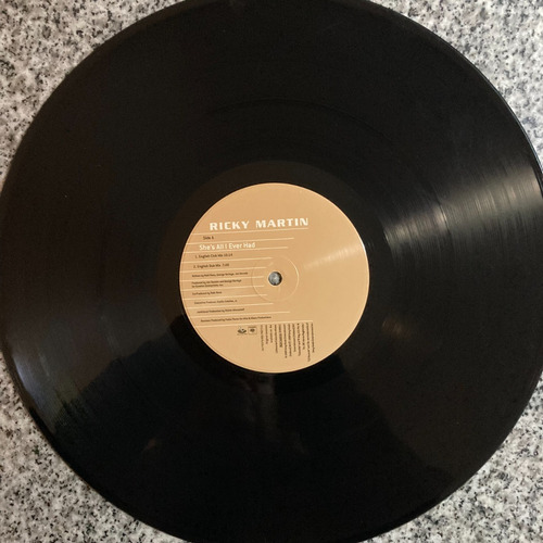 Vinilo She's All I Ever Had Ricky Martin Che Discos (Usado)