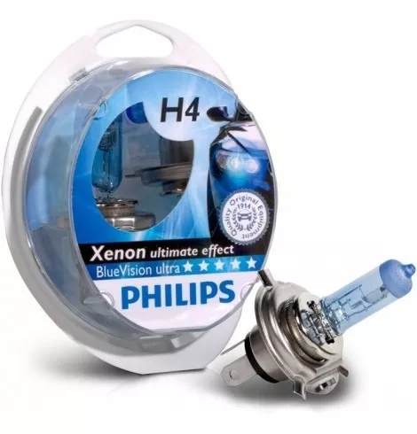 Kit Lampara Delantera Cristal Vision Ultra H4 Philips