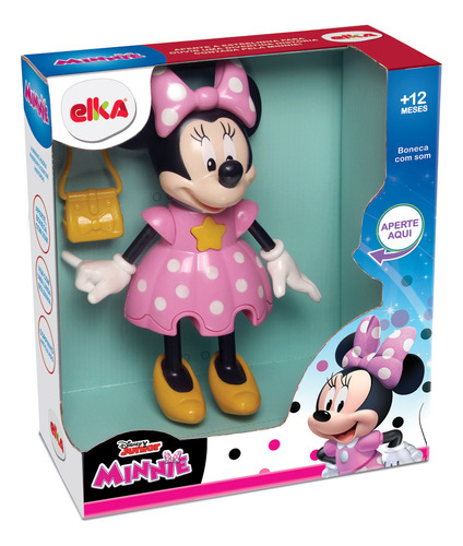 Figura Muñeca Minnie Clásica Con Sonido Universo Binario