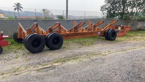 Imagem 9 de 14 de Carreta Pier 4 Eixos Para Barcos De Até 65 Pés, Pneus Novos.
