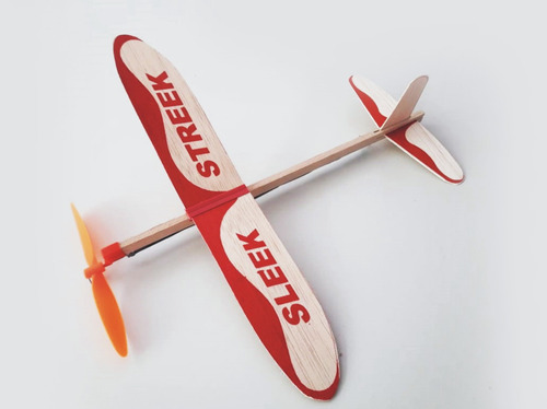 Kit Avion Madera Balsa Sleek Streek Aerostar Motor A Goma