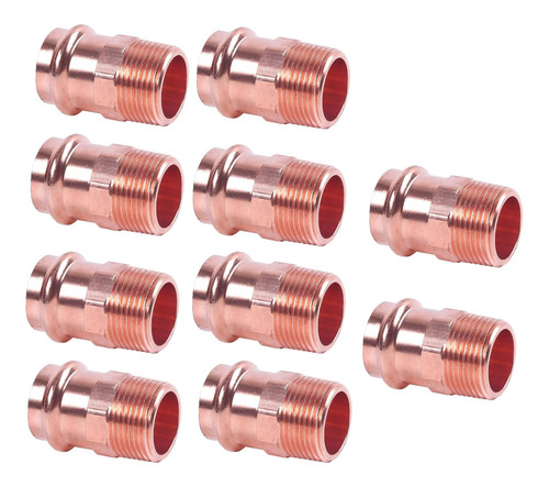 Prensa Cobre Mip X Press Lf 1 2 Adaptador Macho Presion Npt
