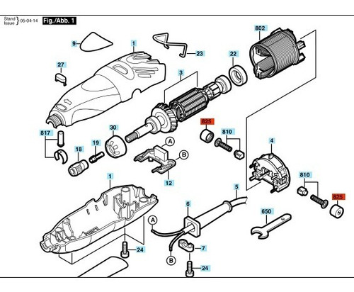 Perno De Cierre Para Minitorno Dremel 300 Y 3000 Original