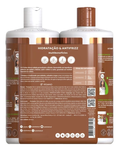Salon Line Sos Cachos Kit Oleo De Coco 1l - 24h Hidratação