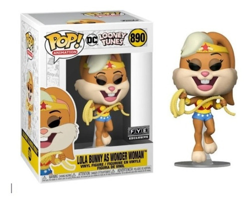 Lola Bunny Funko Pop Looney Tunes Wonder Woman Fye #890