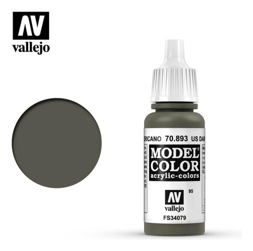 Modelcolor 893-17ml. Verde Americano