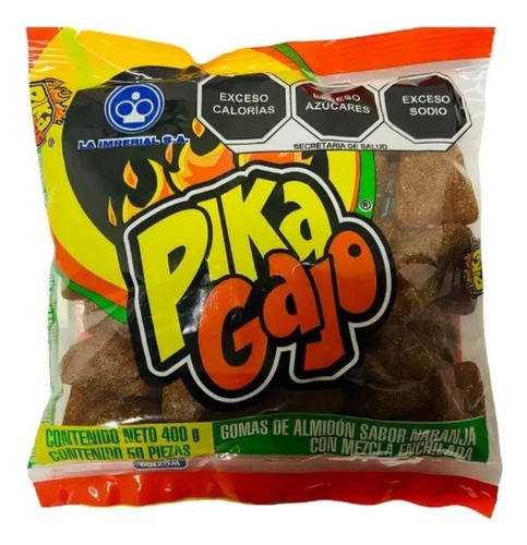 Gomita Pika Gajo La Imperial 4 Bolsas De 50 Pz 400gr C/u