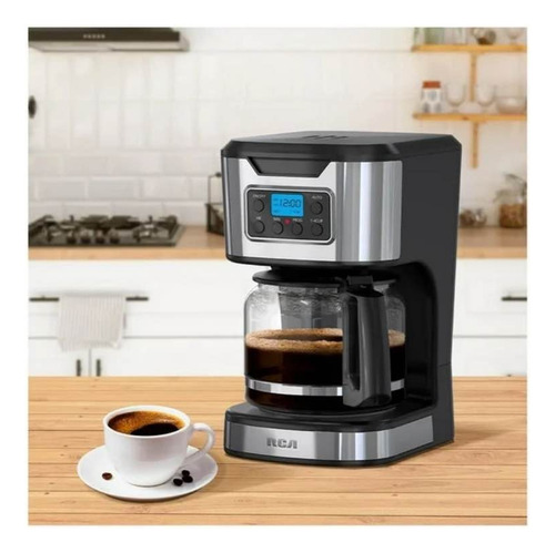 Cafetera Digital Programable 12 Tazas Rca Pantalla Táctil