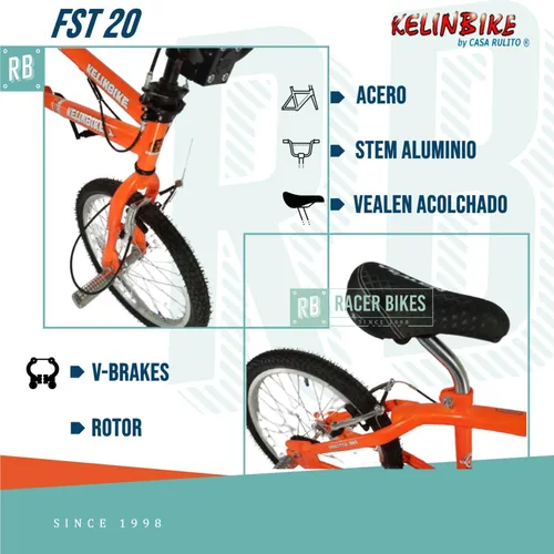 Bicicleta Fst Kelinbike Rod 20 Rotor Racer Bikes