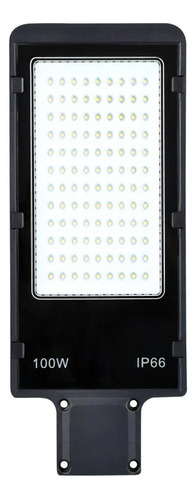 Luminária Pública Led Smd 100w Para Poste De Rua Bivolt Ip66 Cor Da Carcaça Preto Cor Da Luz Branco-frio 110v/220v