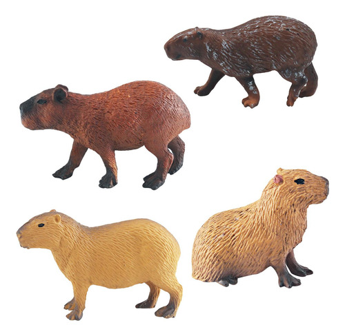 Figura De Juguete De Capibara, Figura De Mini Capibara,