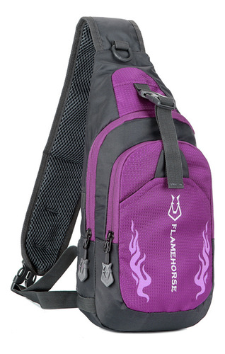 Mochila Bandolera Outdoor Pack Chest Para Hombre, Deportiva,