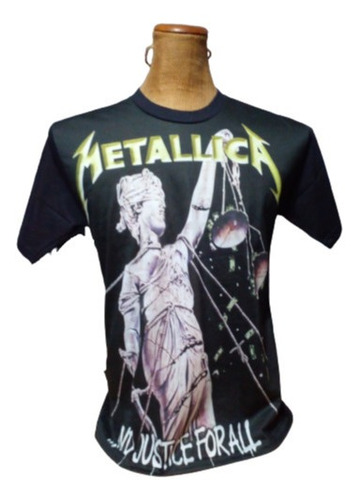 Remera Rock Metallica And Justice For All Excelente Calidad