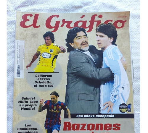 El Grafico Nº 4400 Julio 2010 Maradona Messi