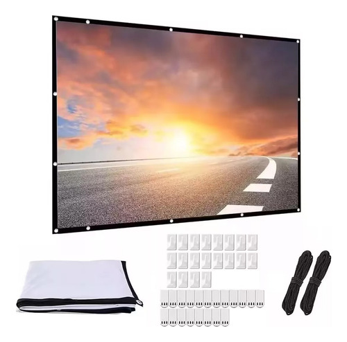 Telón Para Proyector 150 Pulgadas 16:9 Proyección Espesar