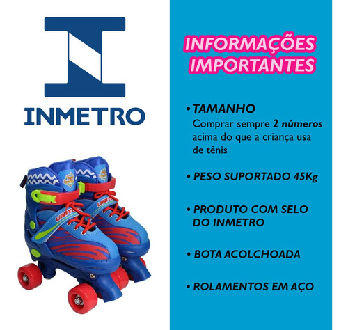 Imagem 2 de 9 de Patins Roller Quad Infantil 4 Rodas + Kit De Proteção
