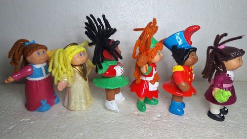 Cabbage Patch Kids Muñequitas 1992 94 Mcdonald's Lote De 6 (Usado)