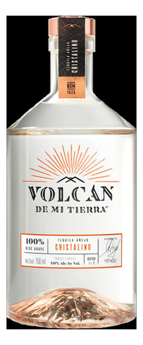 Pack C/3 Tequila Volcán De Mi Tierra Añejo Cristalino 750 Ml