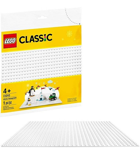 Lego 11010 Blanco Clásico Placa Base - Juguete Creativo Niño