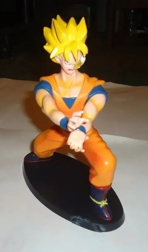 Muñeco Dragon Ball Super Saiyajin Con Detalles Leer (Usado)