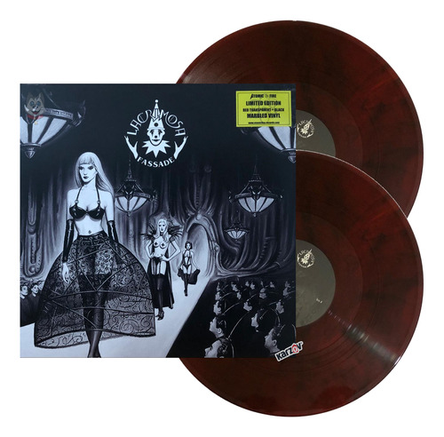 Lacrimosa Fassade Importado Splatter Red 2 Lp Vinyl