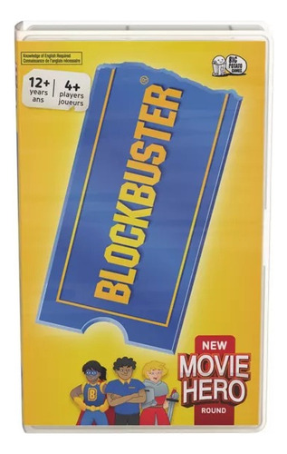 Blockbuster Game: A Movie Hero Round Game New Juego De Mesa