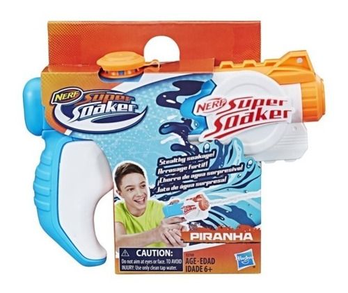 Imagen 2 de 3 de Nerf Super Soaker Piranha Lanzador Agua Piraña Juguete