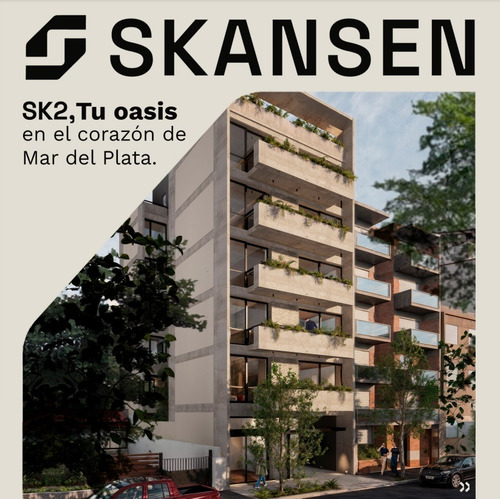 Venta En Pozo, Departamento De 1 Ambiente. Edificio Skansen 2. En Construcción. Shopping Paseo Aldrey.