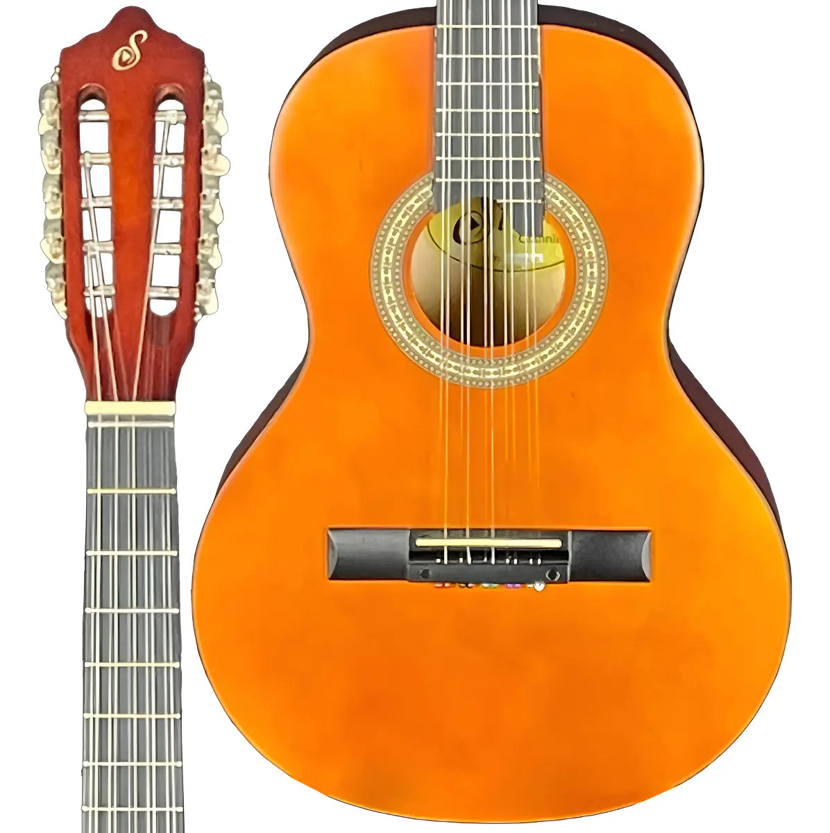 Viola Eletroacústica Giannini Start VS-14 EQ para Destros Cor Natural Sabina Solida Verniz Brilhante