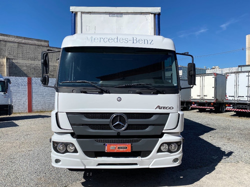 Imagem 4 de 14 de Mb Atego 2426 /2014- Bitruck Leito Com Baú Sider 11,60 Mt