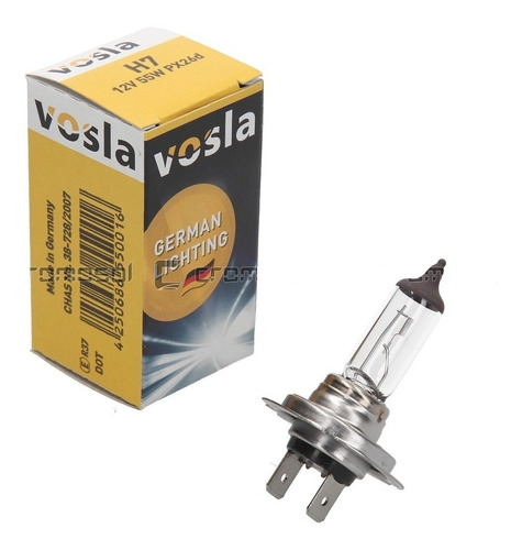 Lampara H7 Halogena Vosla Alemana 12v 55w