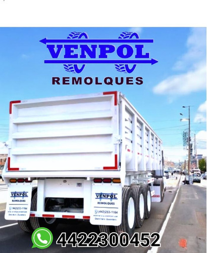 Remolque Gondola Volteo Para Materiales 30m3 Reforzada