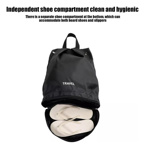M Mochila De Natación Con Compartimento Para Zapatos -